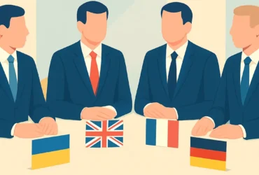 Зеленський зустрінеться з лідерами Британії, Франції та ФРН у Лондоні