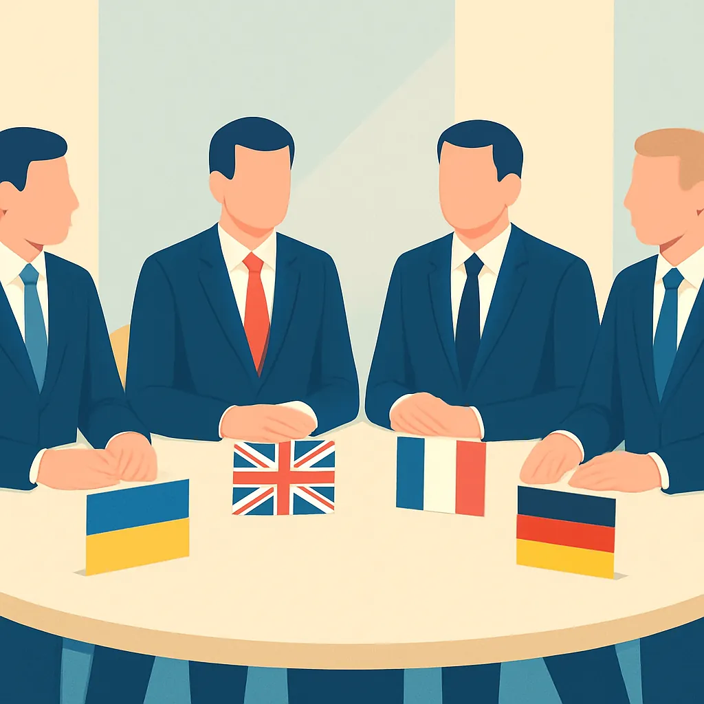 Зеленський зустрінеться з лідерами Британії, Франції та ФРН у Лондоні