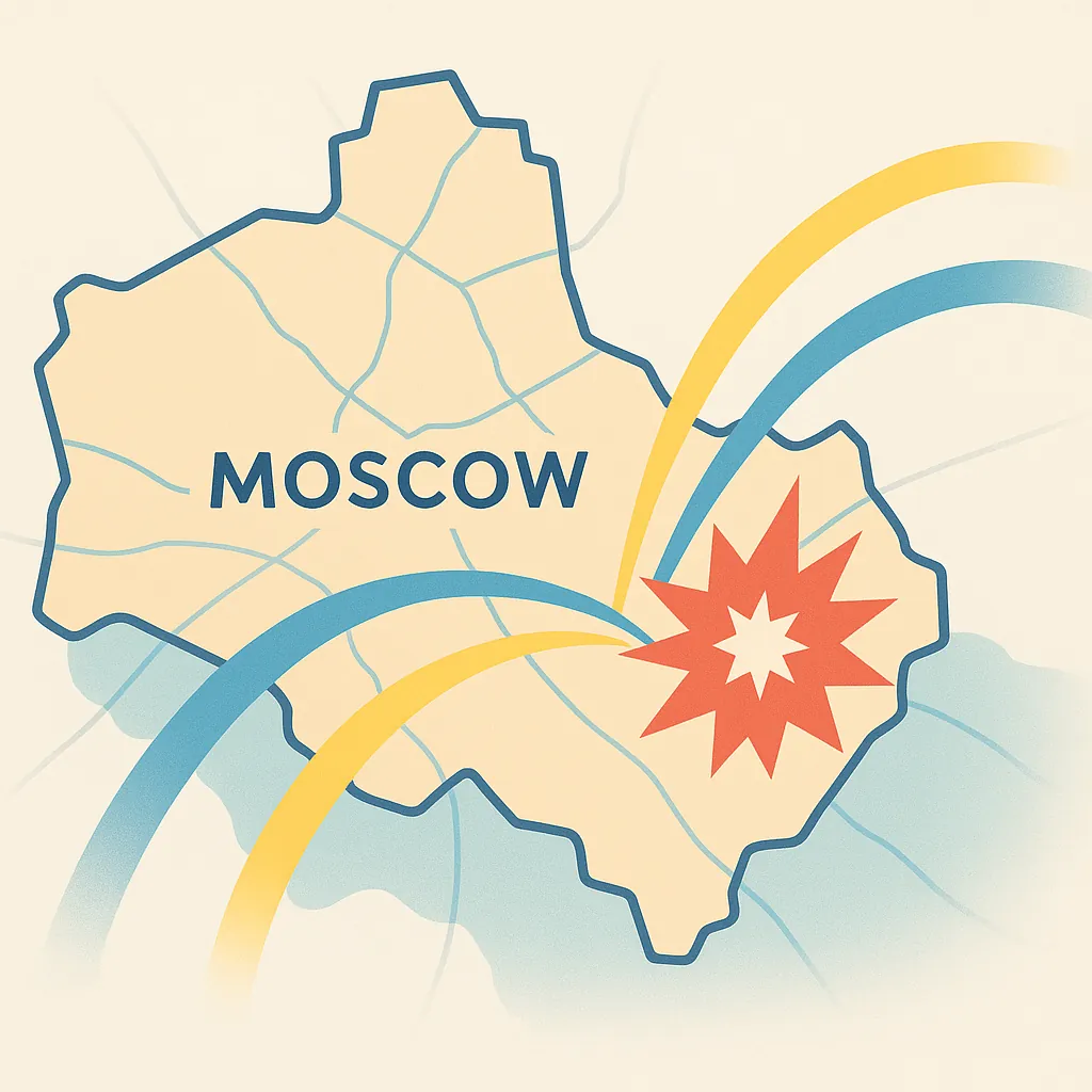 Вибух у військовому районі під Москвою: авто злетіло у повітря