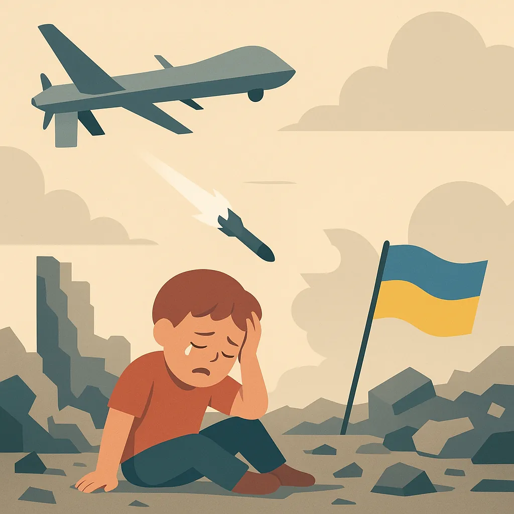Російська атакувальна дронова кампанія: загибель дитини в Україні