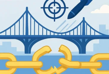 Новий удар по логістиці РФ: ЗСУ уразили міст у Генічеську