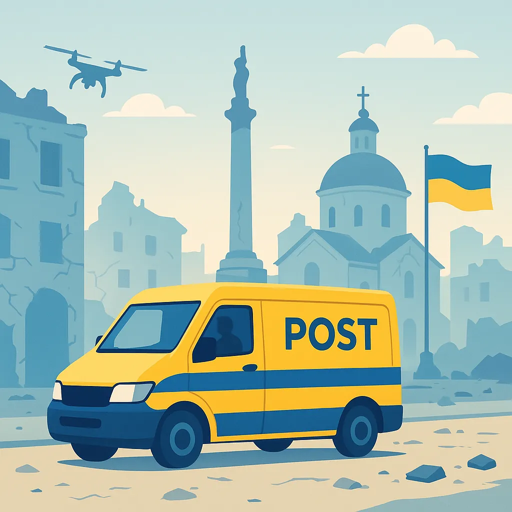 Терор проти цивільних: РФ знищила авто Укрпошти на Нікопольщині