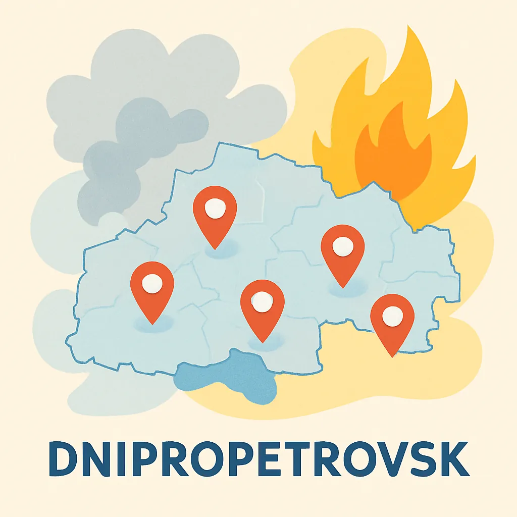 Удар по п'яти районах: Росія тероризує Дніпропетровщину