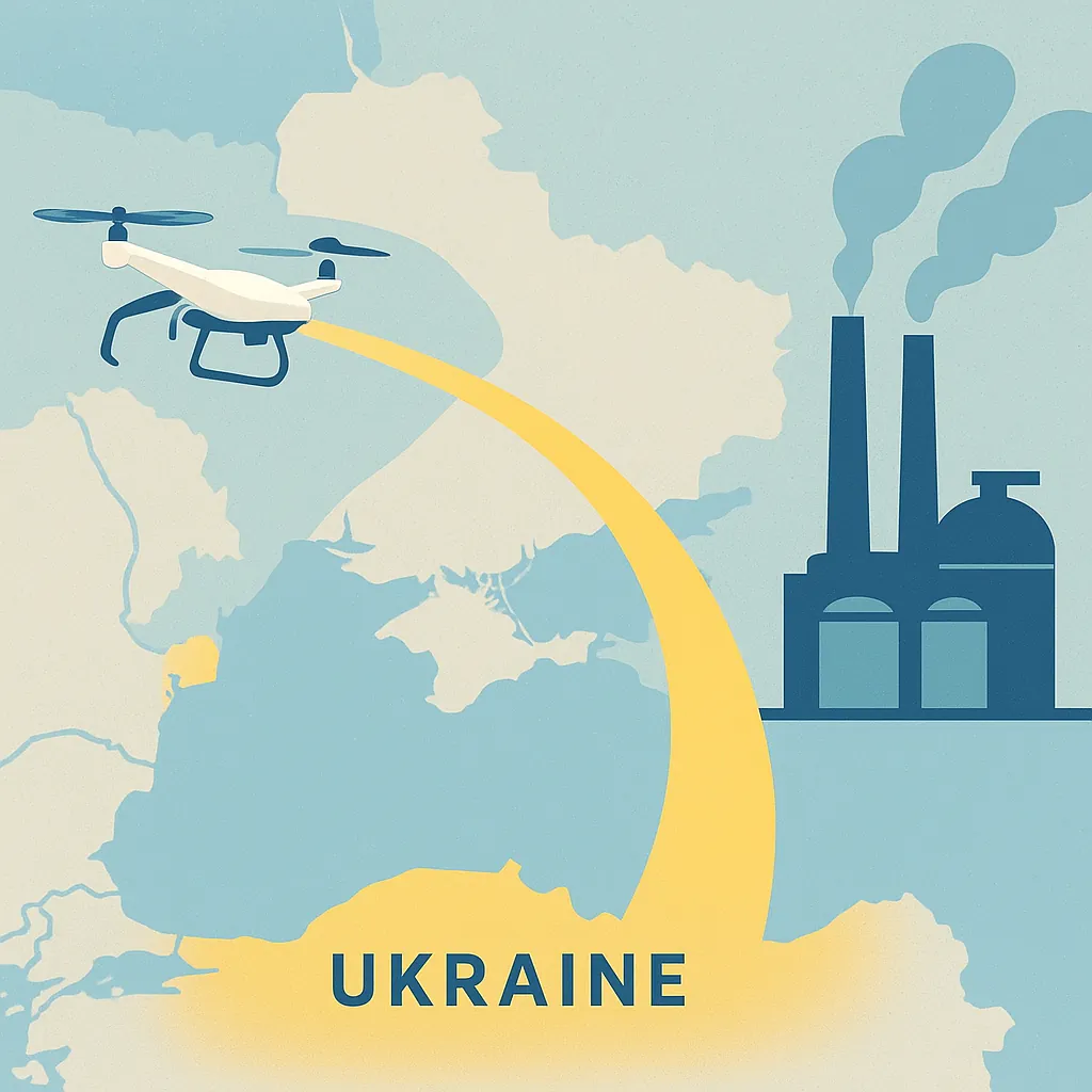 Новий рекорд: українські дрони уразили НПЗ за 1400 км від кордону
