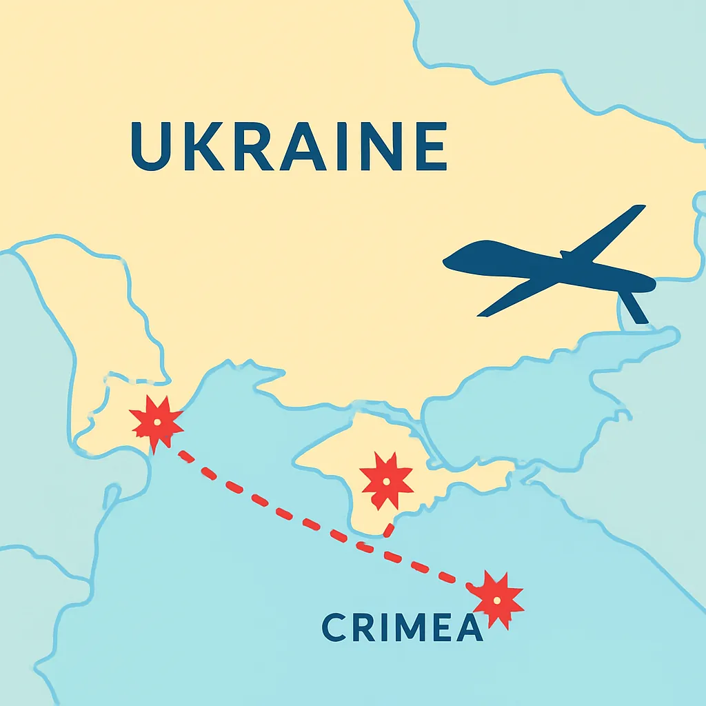 Кримська пастка: як дрони ЗСУ руйнують логістику окупантів