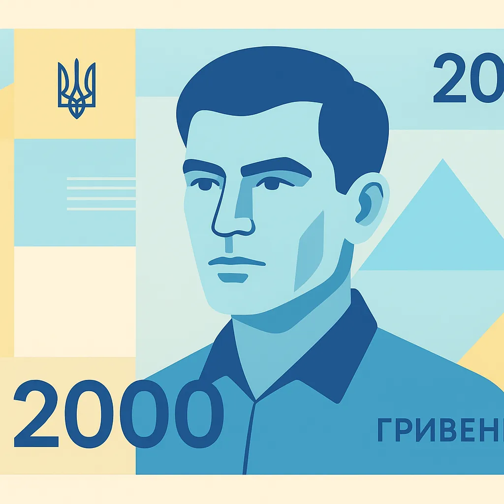 Нова банкнота 2000 гривень: в обігу з'явиться купюра з Василем Стусом