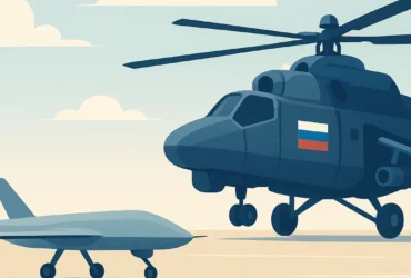Удар дроном: Україна знищила вертоліт РФ під Бєлгородом