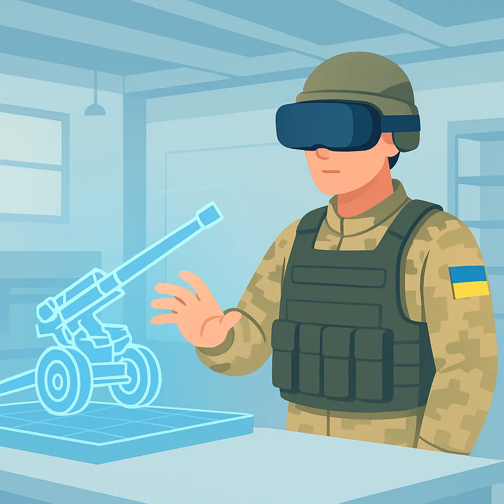 Новий рубіж підготовки: в Україні створили VR-тренажер для обслуговування артилерії