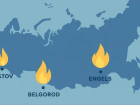 Нічна атака на тили РФ: палають об'єкти в Енгельсі, Ростові та Бєлгороді