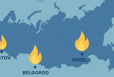 Нічна атака на тили РФ: палають об'єкти в Енгельсі, Ростові та Бєлгороді