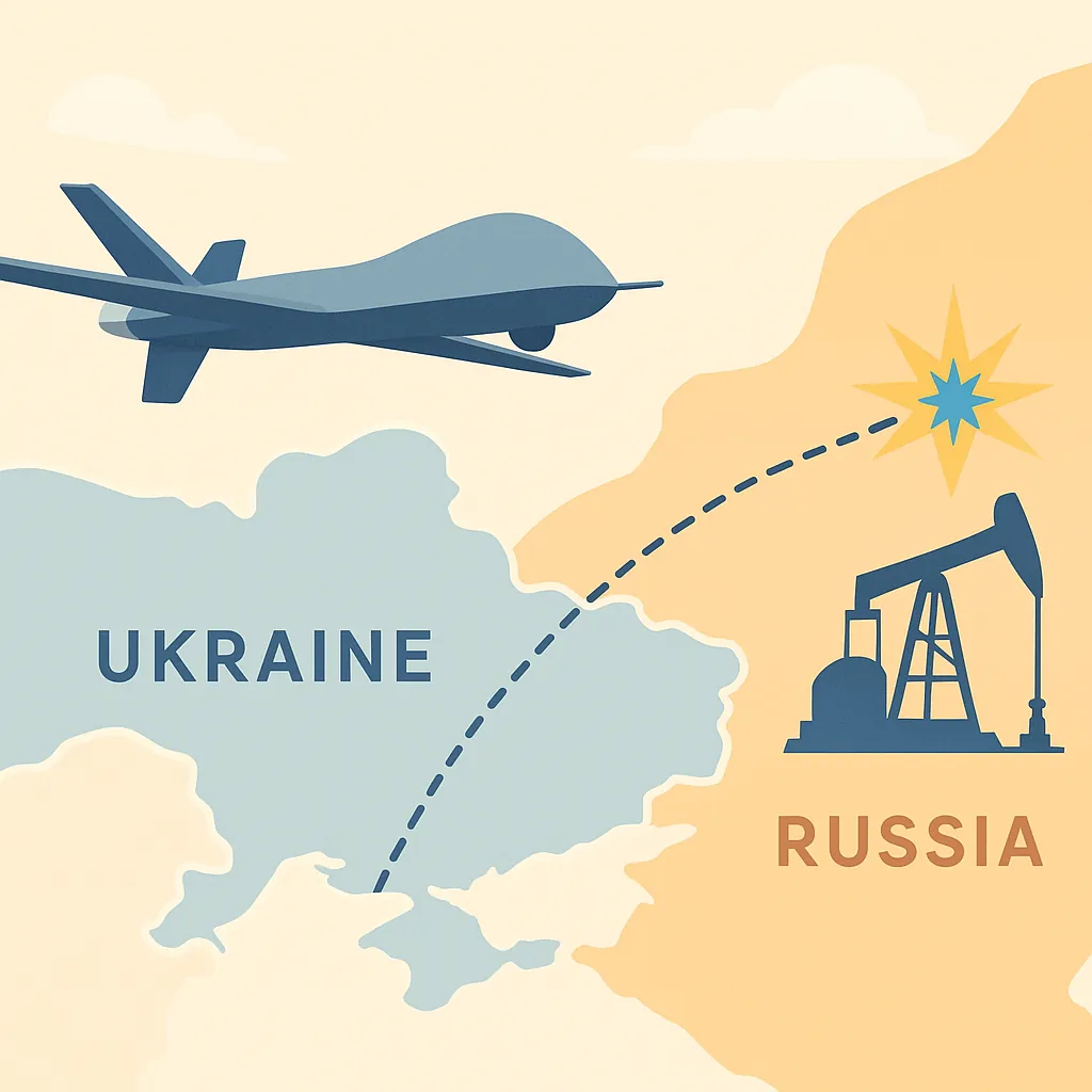 Удар на 1300 км: ЗСУ вразили стратегічну нафтобазу в глибині РФ