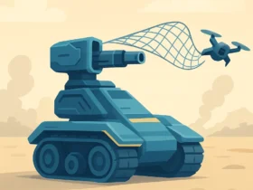 Україна показала робота "Ворон" із сітками проти дронів