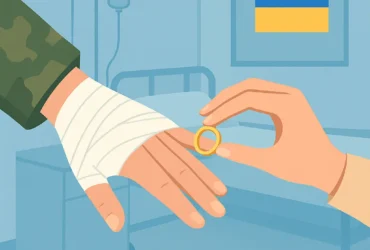 Непереможне кохання: воїн одружився у реанімації після атаки дронів