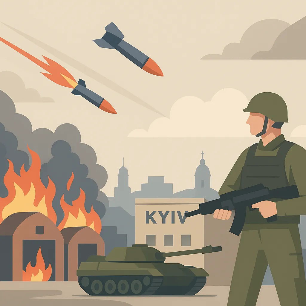 Шостий день атак на Київ: ситуація в селі Погреби та наслідки для столиці