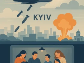 Київ під загрозою: дев’ять тривог та шість поранених внаслідок атаки БпЛА
