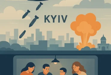 Київ під загрозою: дев’ять тривог та шість поранених внаслідок атаки БпЛА