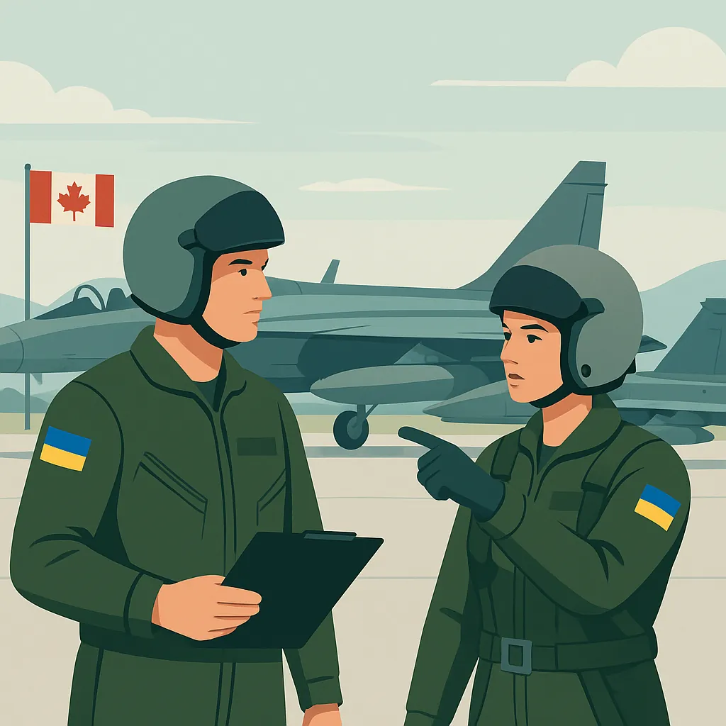 У Канаді понад 20 українських пілотів готуються до опанування винищувачів F-16 та Gripen