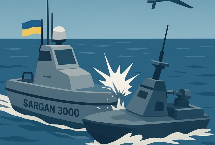 Перший в історії бій морських безпілотників: український Sargan 3000 знищив російський безекіпажний катер