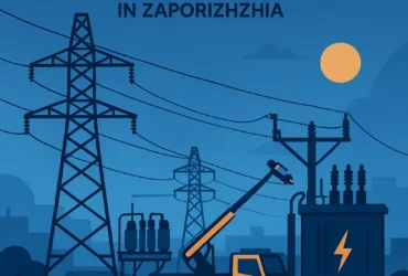 Удар по енергетичній інфраструктурі Запоріжжя: загинув працівник «Запоріжжяобленерго», частина міста знеструмлена