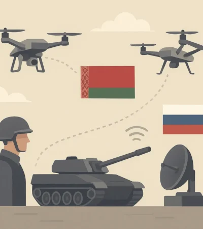Білорусь активізує ретранслятори для підтримки атак дронів Росії на Україну