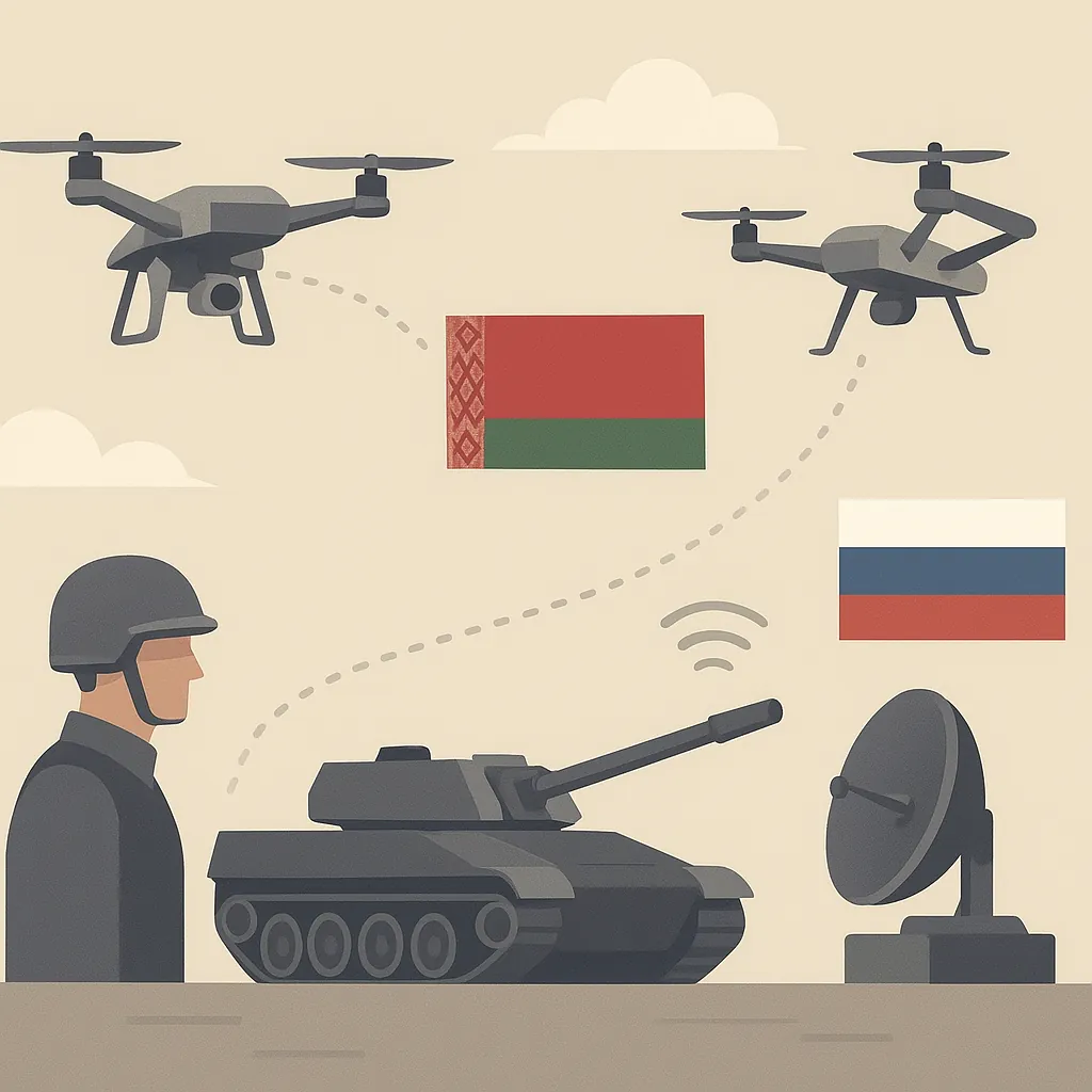Білорусь активізує ретранслятори для підтримки атак дронів Росії на Україну