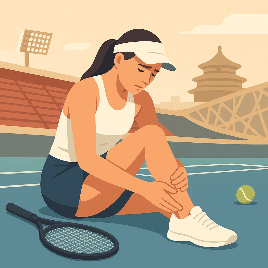Олександра Олійникова через травму знялася з турніру WTA 1000 у Пекіні слідом за Калініною
