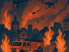 Масована атака дронів на Запоріжжя: у місті спалахнули масштабні пожежі, є численні влучання