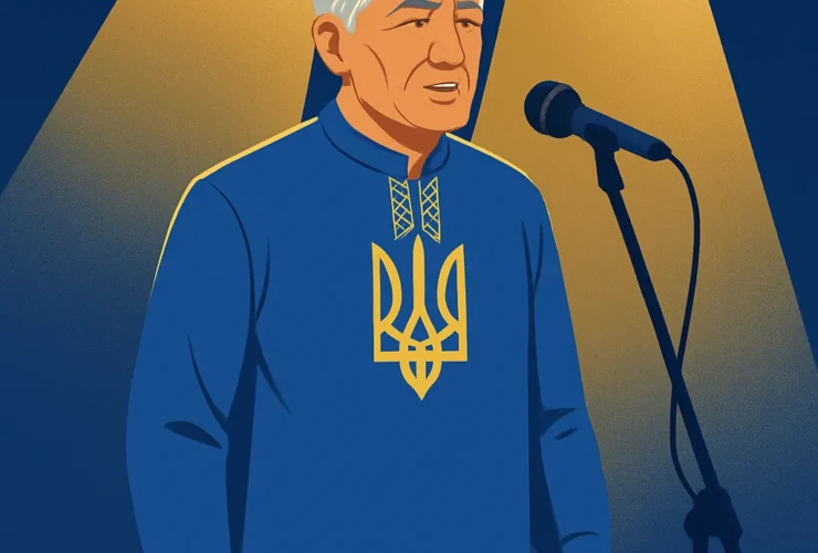 Іво Бобул здивував новим виглядом перед концертом у Вінниці