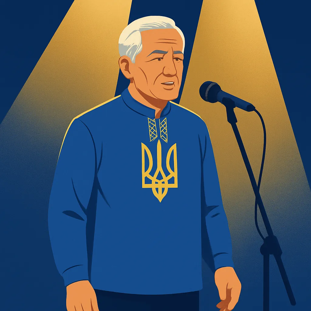 Іво Бобул здивував новим виглядом перед концертом у Вінниці