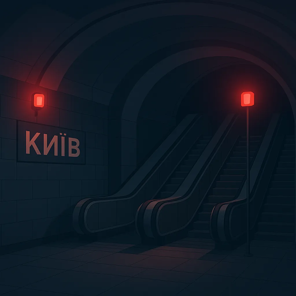 Блекаут у київському метро: на станціях «Арсенальна» та «Університет» зупинилися поїзди й ескалатори